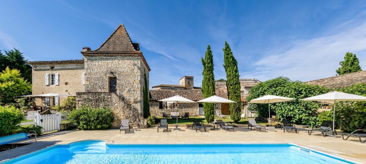 Les Vents Bleus Hotel Donnazac Exterior photo